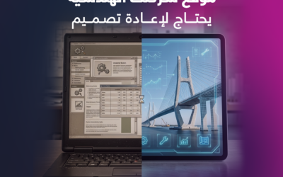 إنشاء موقع إلكتروني احترافي: 5 علامات تدل أن موقع شركتك الهندسية يحتاج لإعادة تصميم