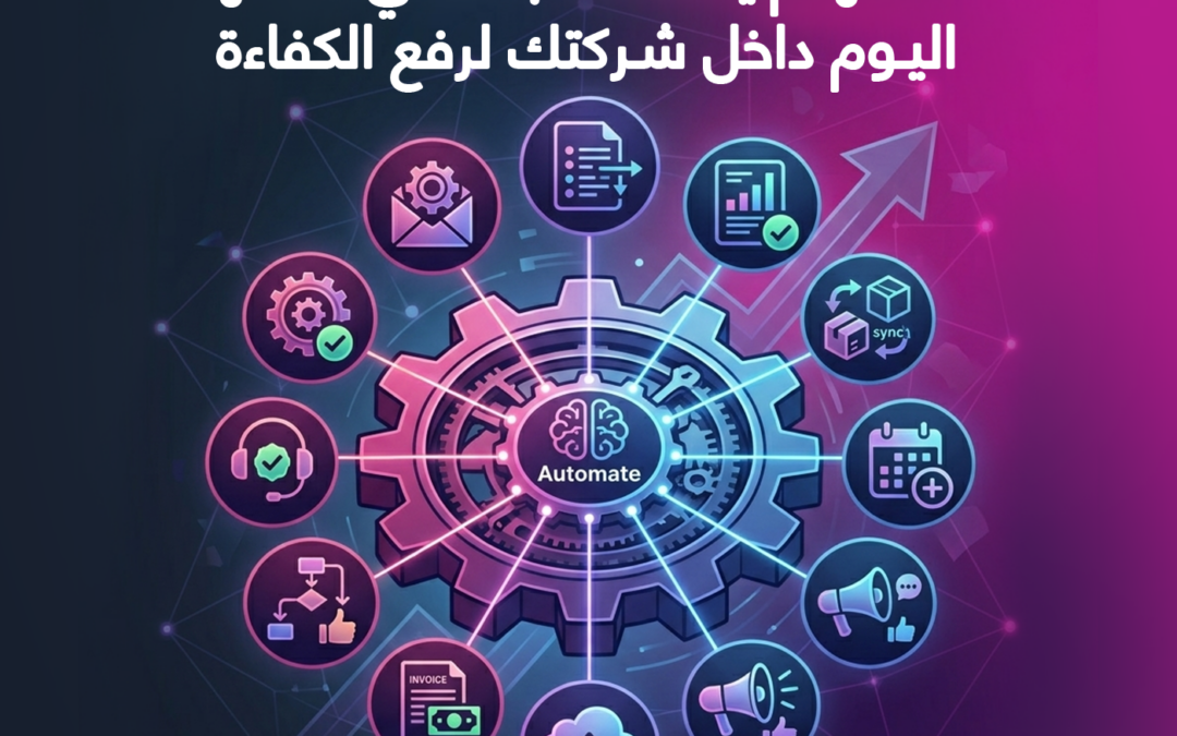 أتمتة المهام المتكررة: 10 مهام يمكنك البدء في أتمتتها اليوم داخل شركتك لرفع الكفاءة