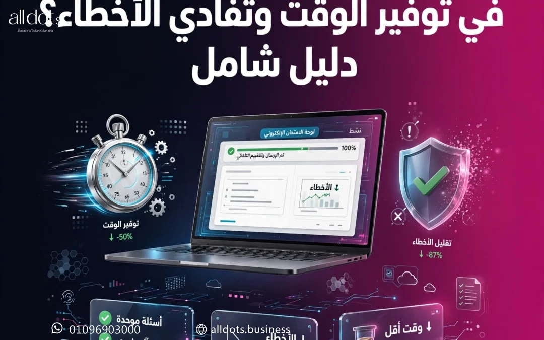 كيف تساهم أنظمة الامتحانات الإلكترونية في توفير الوقت وتفادي الأخطاء؟ دليل شامل